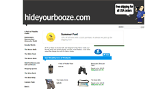 Desktop Screenshot of hideyourbooze.com